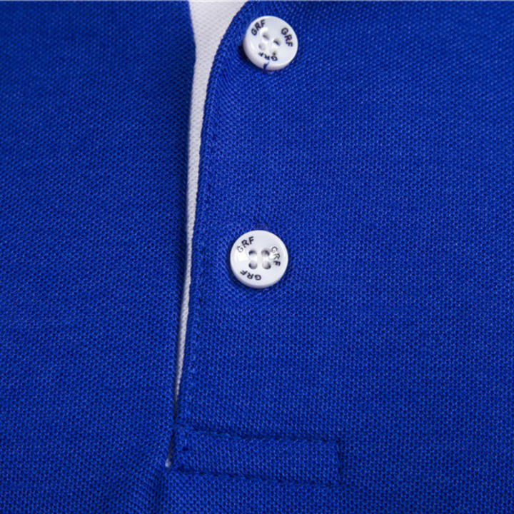 Men's Polo Shirt - Slim Fit, Cotton, Color Accents