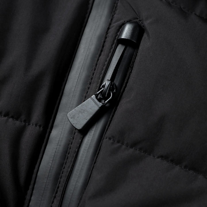 Women's Puffer Jacket – Belted, Water-Resistant