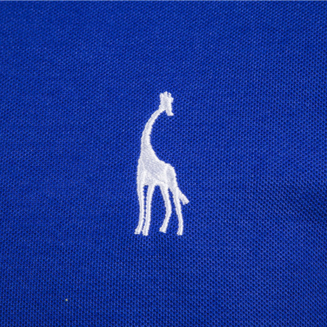 Men's Polo Shirt - Slim Fit, Cotton, Color Accents