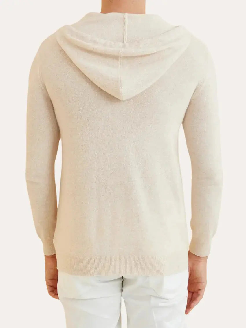 Men’s Essential Hoodie – Cream Beige