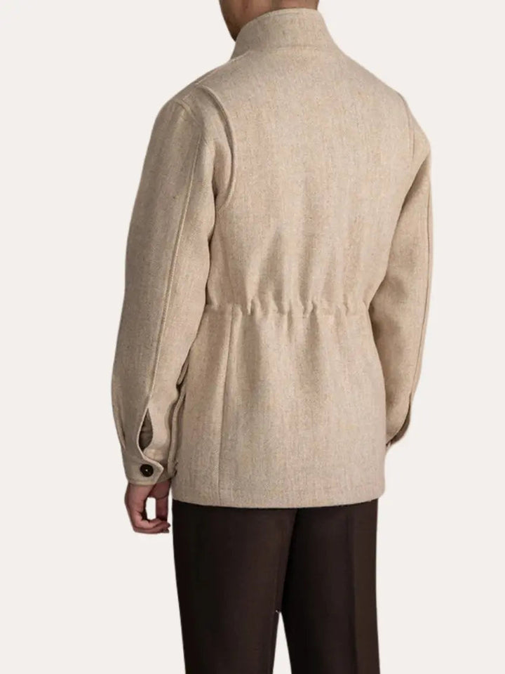 Men's Wool Coat – Beige