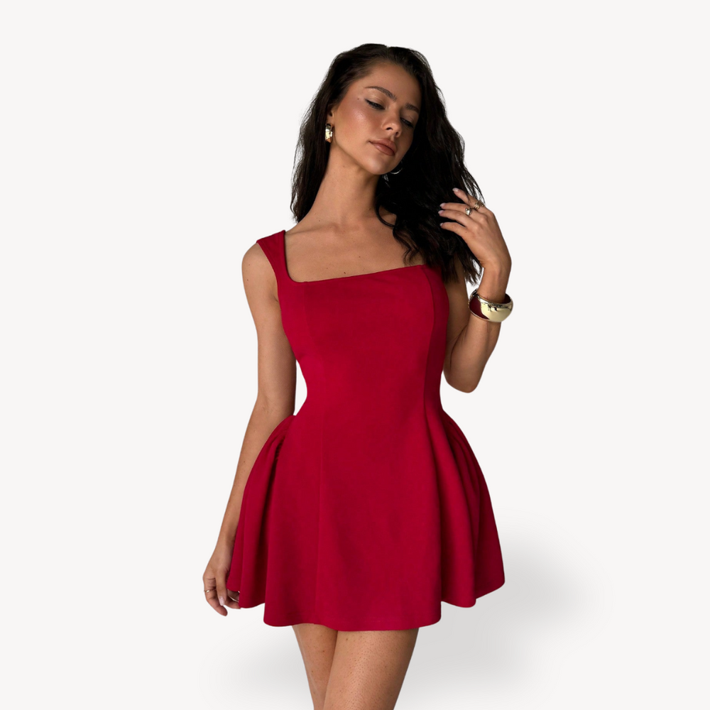 Borough | Otis – Women's A-Line Mini Dress-Women’s Dresses-Borough Fashion