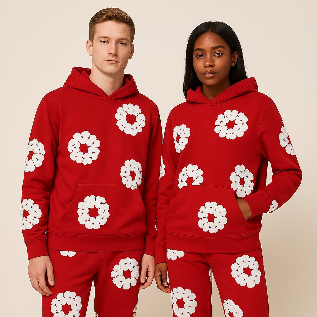 Unisex Cotton Wreath Tracksuit
