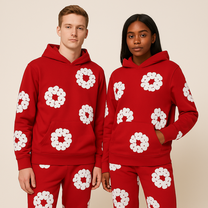 Unisex Cotton Wreath Tracksuit