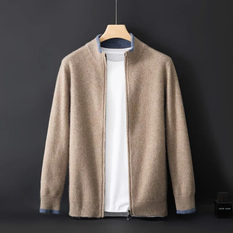 Men’s Classic Wool Zip Cardigan