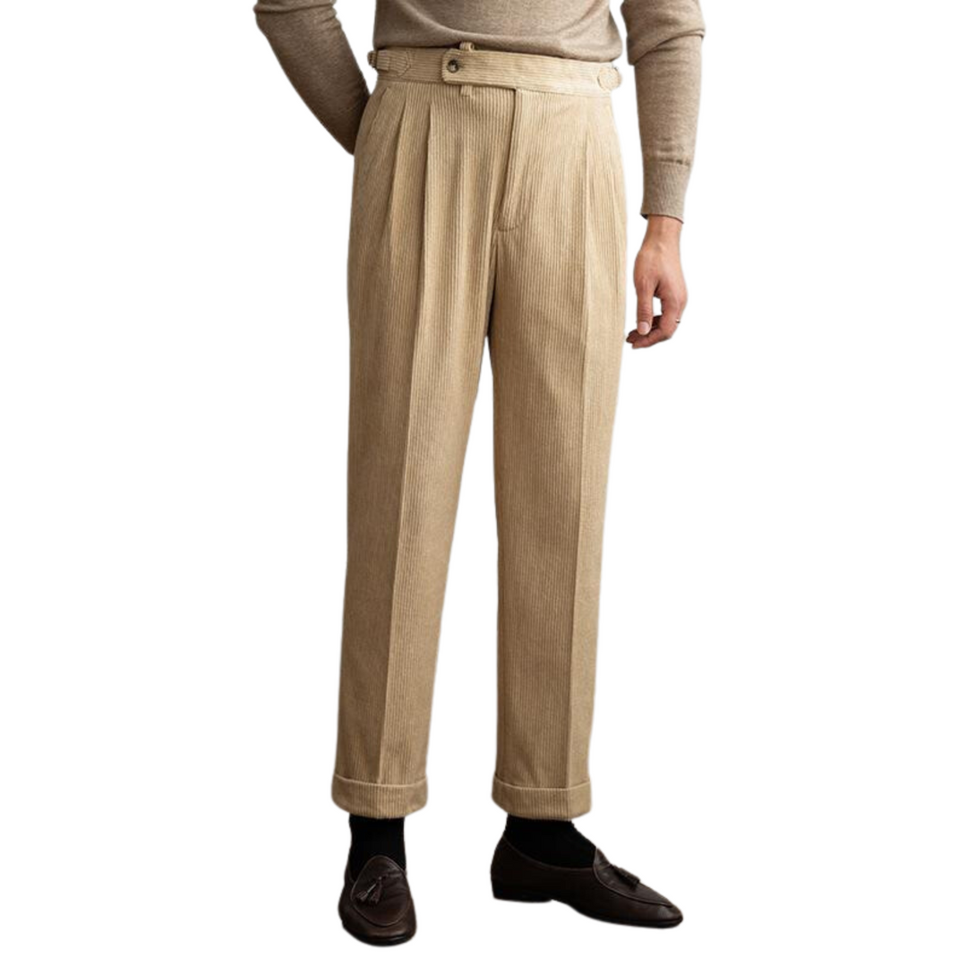 Jack | Men’s Vintage Corduroy Trousers-Men pants-Borough Fashion
