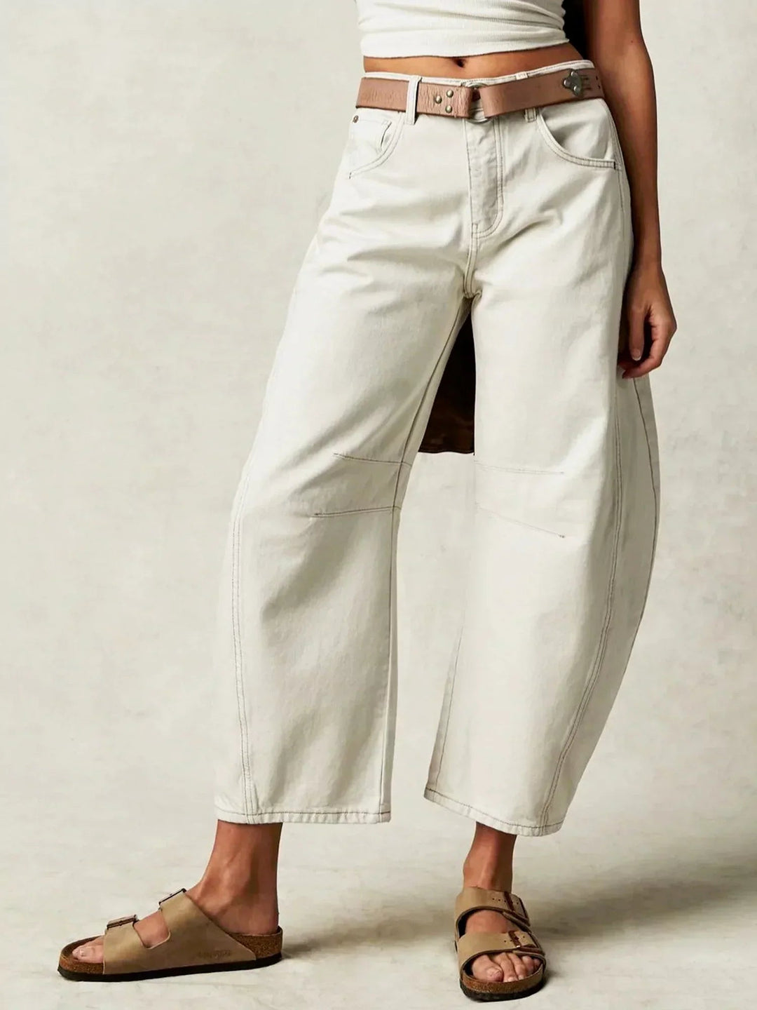 Lana | Women’s High-Waist Printed Denim Jeans-Women's Jeans-Borough Fashion