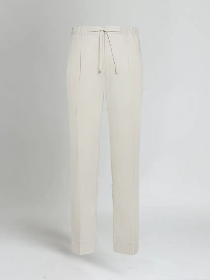 Men's Lightweight Linen Trousers – Beige