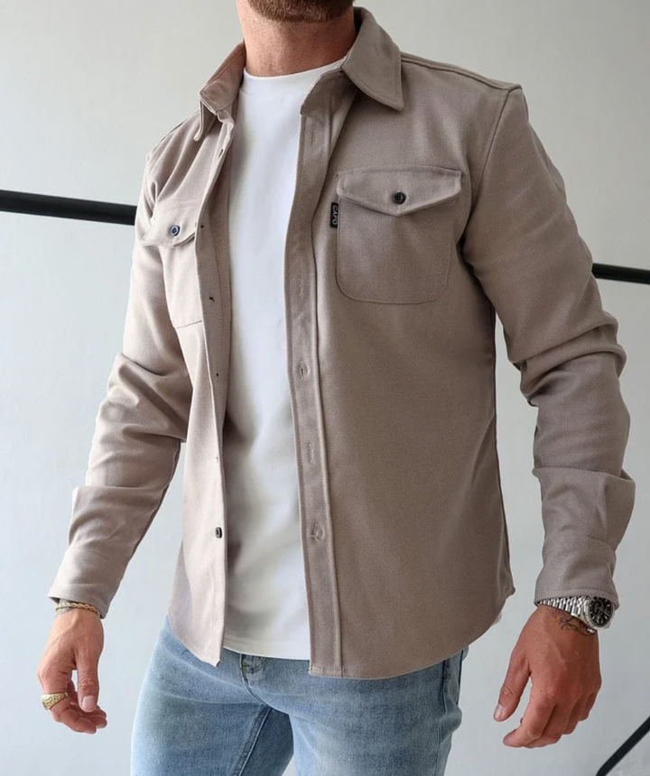 Men's Longsleeve Shirt with Pockets