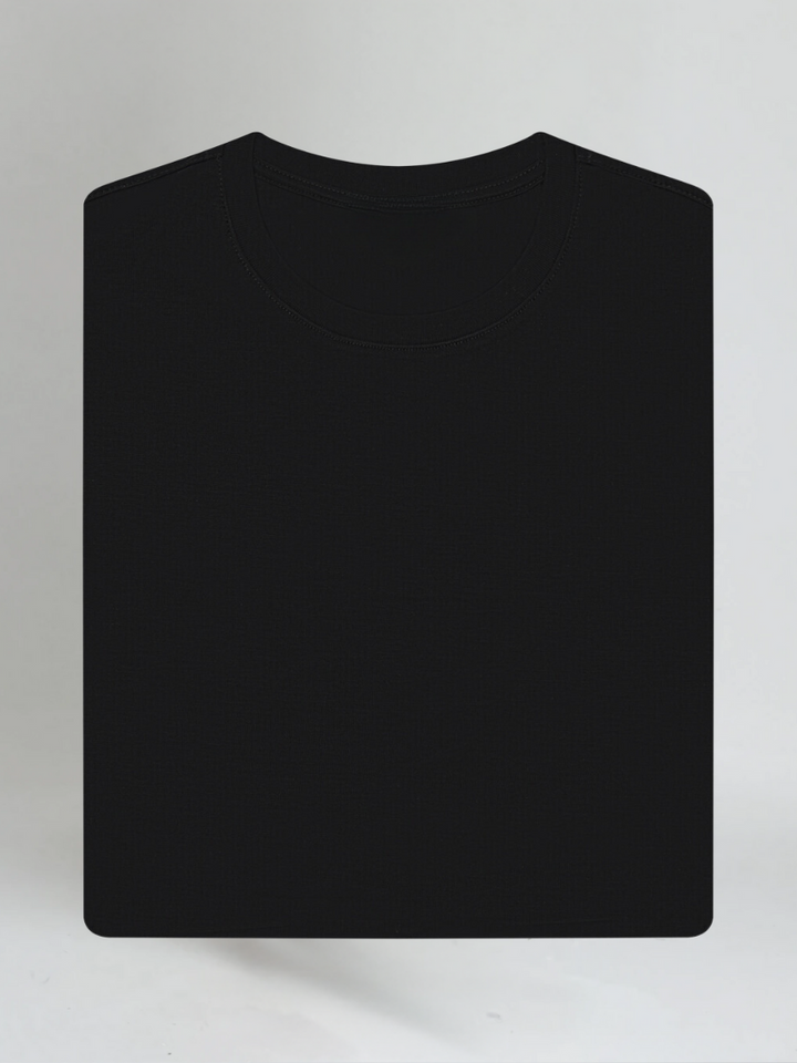 Men's Slim Fit T-shirt – Black-T-shirt-Borough Fashion