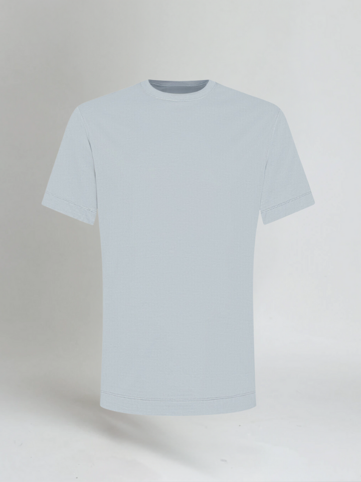 Men’s Slim Fit T-shirt – Soft Grey-T-shirt-Borough Fashion