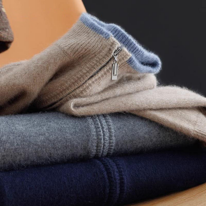 Men’s Classic Wool Zip Cardigan