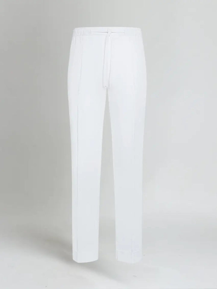 Men's Linen Trousers – White