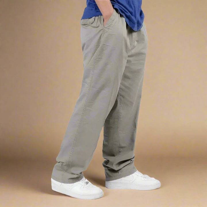 Zach | Men’s Relaxed Fit Everyday Chino Trousers-Men pants-Borough Fashion
