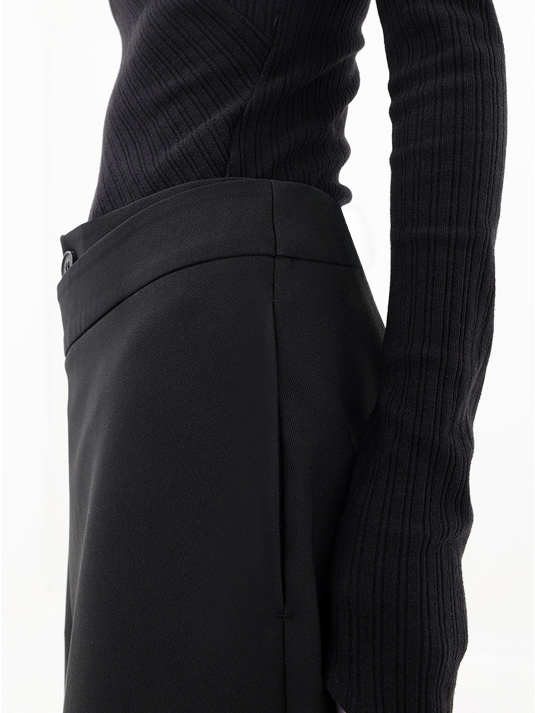 Zarah | Women’s Asymmetric Baggy Trousers-women pants-Borough Fashion