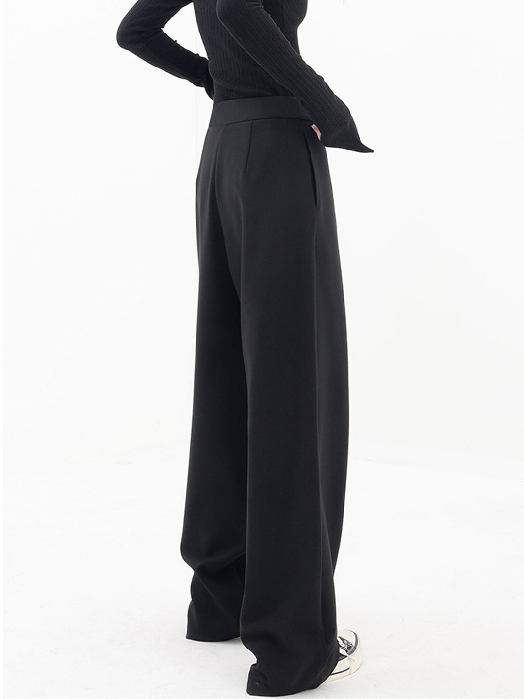 Zarah | Women’s Asymmetric Baggy Trousers-women pants-Borough Fashion
