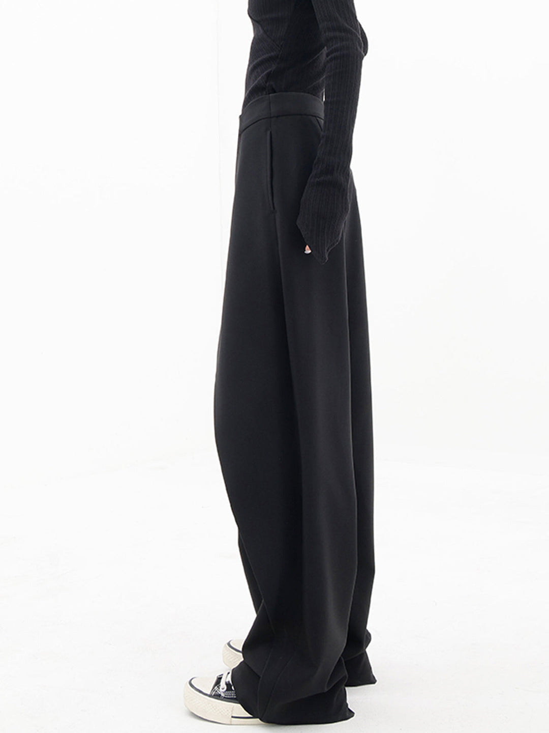 Zarah | Women’s Asymmetric Baggy Trousers-women pants-Borough Fashion