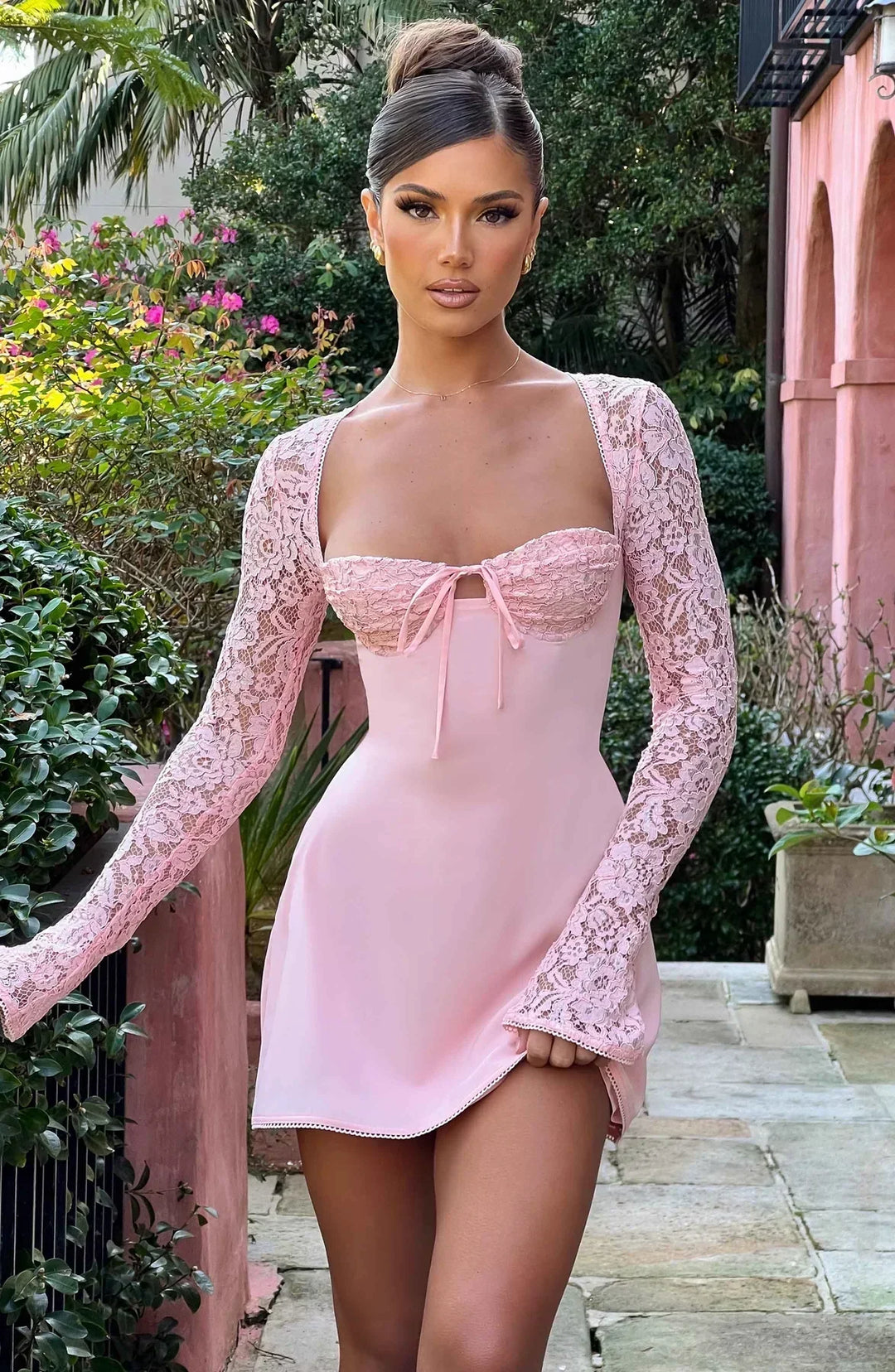 Borough Fashion - Lace Mini Dress